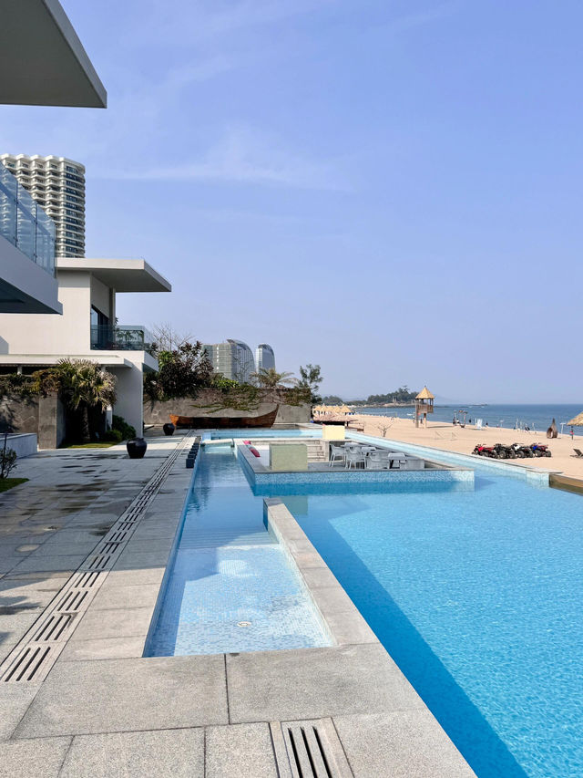 惠州旅遊|惠州雙月灣很美的海邊酒店