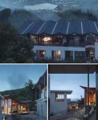 與竹林雲海共生的避世山居