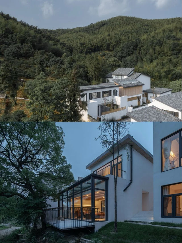 山野裡的日式氛圍感庭院民宿