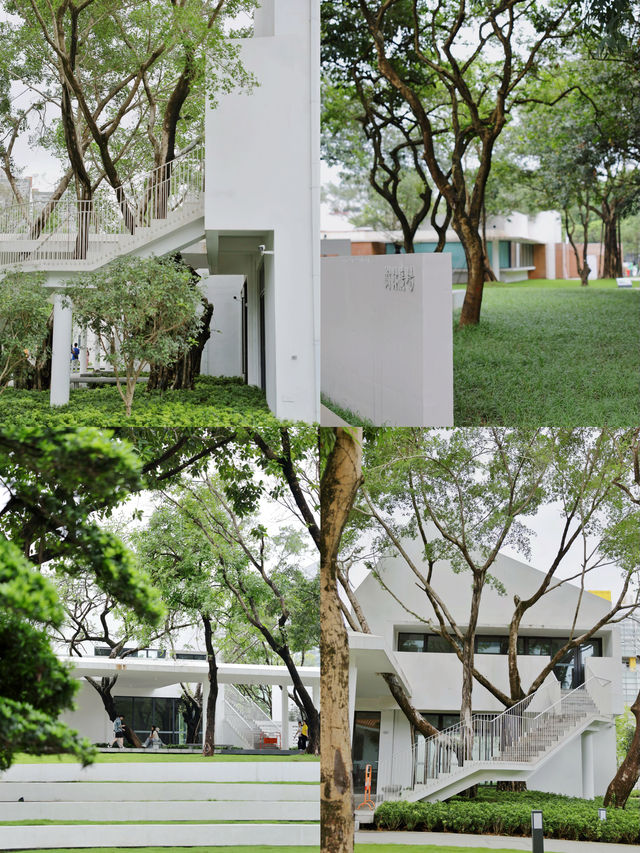 中山這座“盤活”後的白房子公園好chill啊