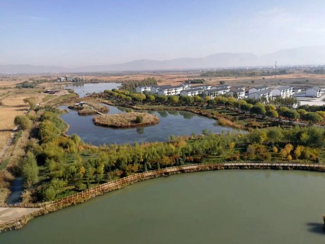 張掖國家濕地公園。