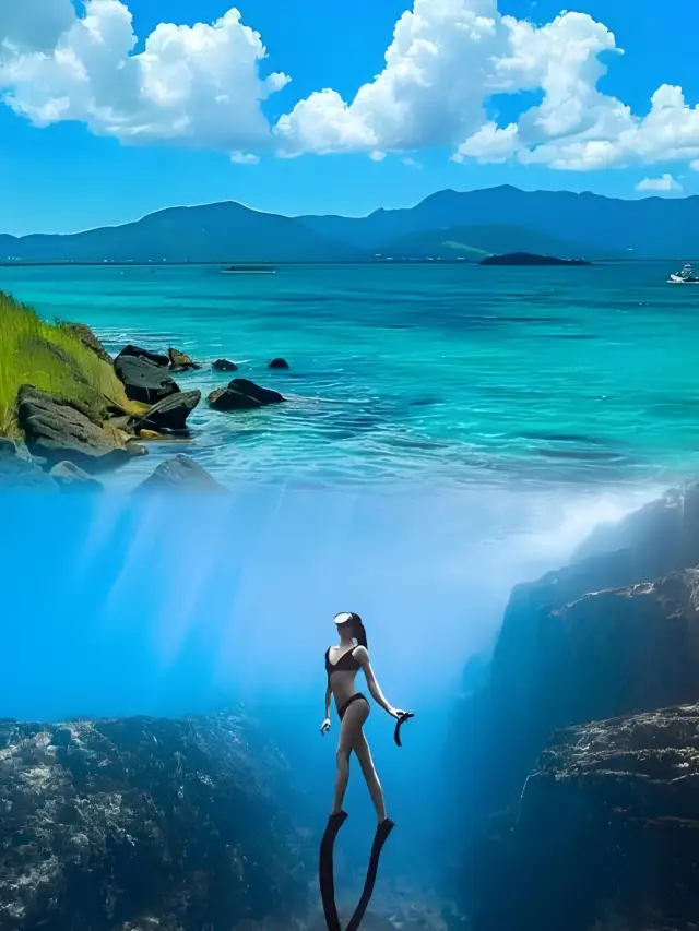 Don't miss Boundary Island in Lingshui, and enjoy an amazing diving experience