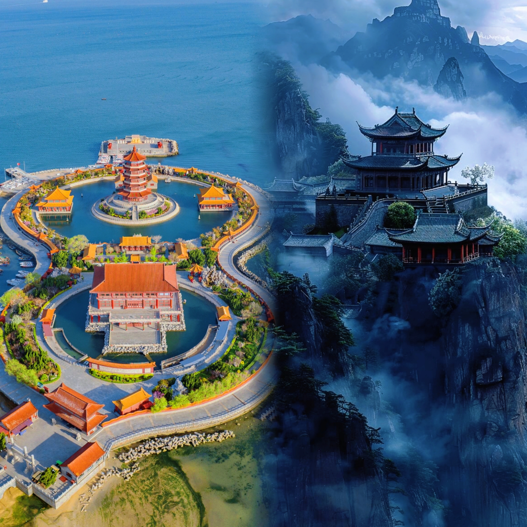 蓬萊仙島 File:YuanJiang-Penglai Island.jpg - 维基百科，自由的百科全书