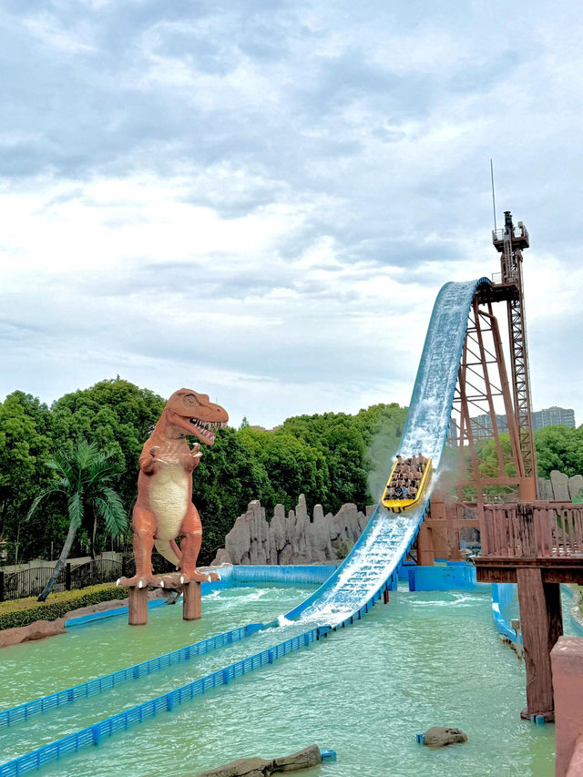 🦕常州中華恐龍園侏羅紀水世界｜夏日玩水神地
