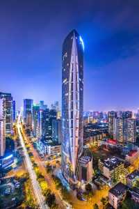 天府之國煙火夜色
