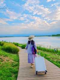 原來西安真係有「洱海」夕陽絕美