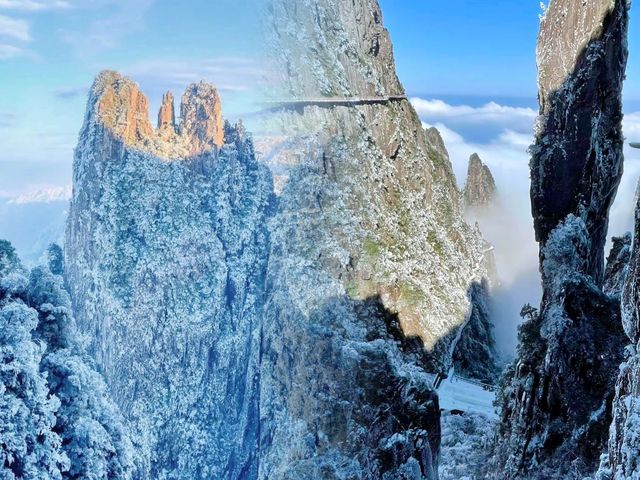 標題｜廣深1.5h閃現「冰雪莽山」#電梯直達雪山