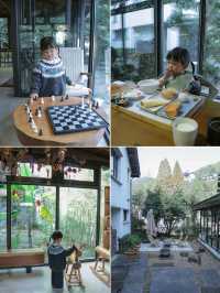 秋天帶娃住進莫干山，被美景治癒了！