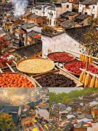 被《國家地理》評為最美古村的秋天有多絕