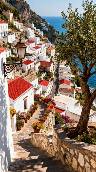 반은 산과 바다가 장대하고, 반은 작은 마을의 온화함, 아말피는 신이 비밀리에 간직한 팔레트입니다