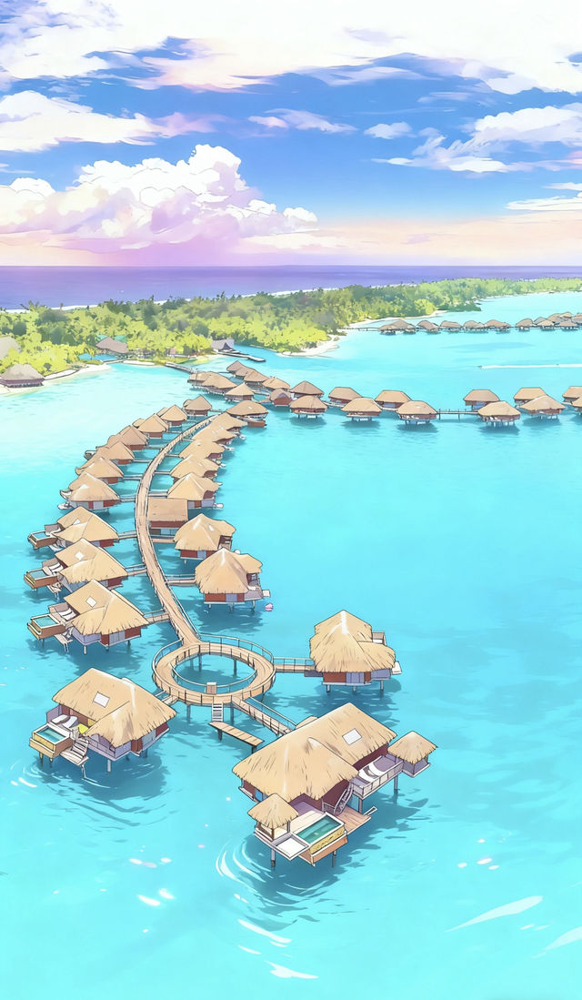 波拉波拉島深度遊｜墜入藍色烏托邦的神仙體驗《動漫版》