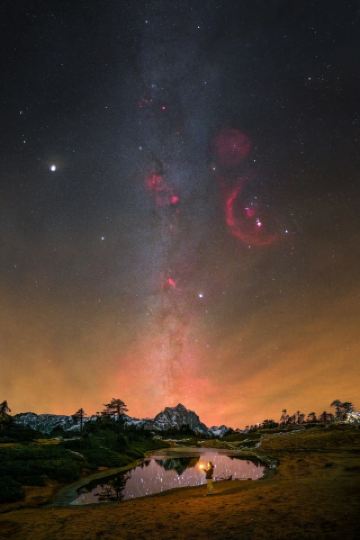 孔雀山の星空｜マイナス15度の宇宙の約束へ