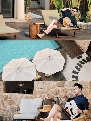 เกสต์เฮาส์ลับริมทะเลบนเกาะเว่ยโจว