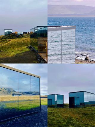 Hidden Mirror House in Iceland