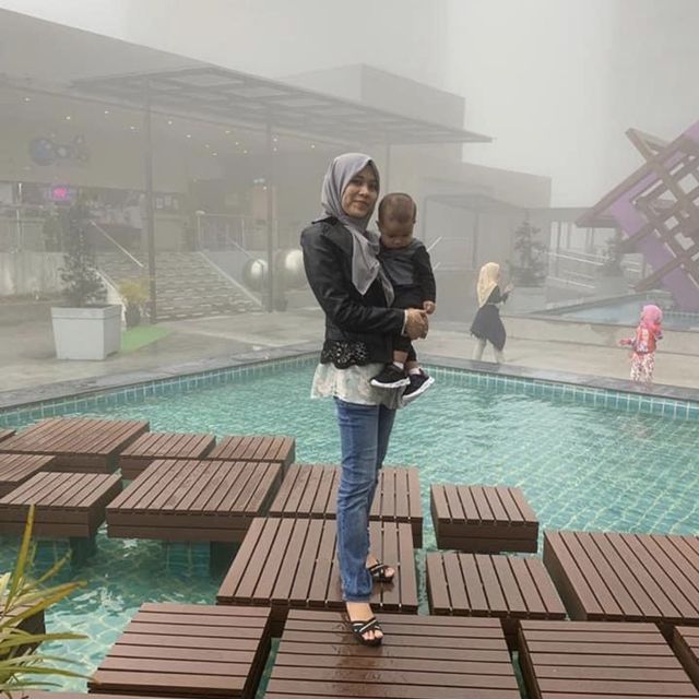 The best staycation @ the misty mountain ❄️ 