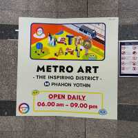 Metro Art’ อาร์ตสเปซที่สถานีรถไฟพหลโยธิน