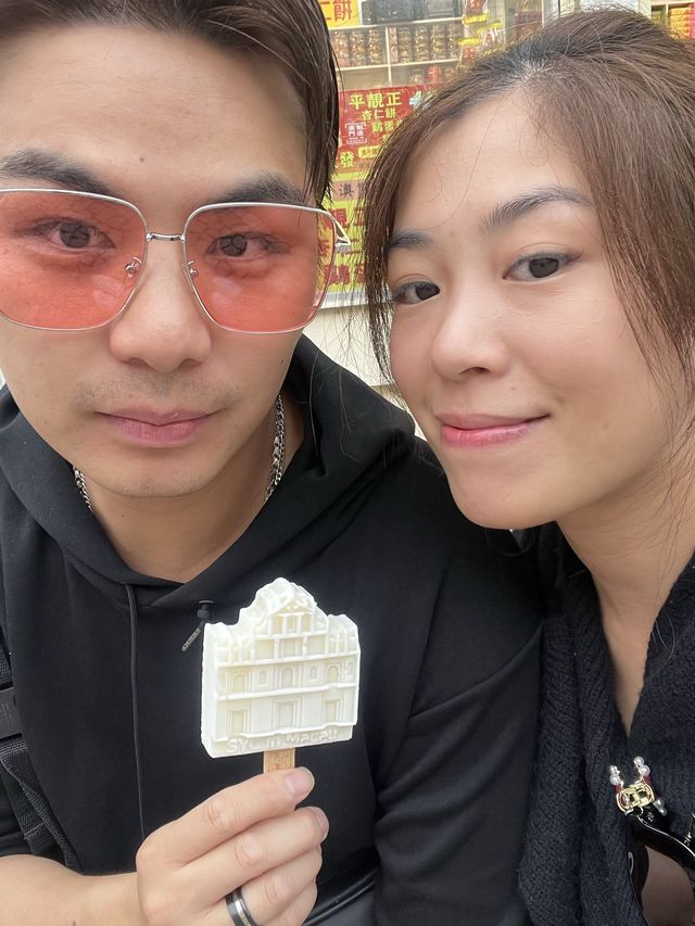 將大三巴食落肚😝澳門必去嘅大三巴😆超可愛