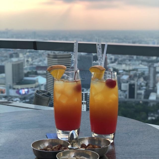 Red Sky Bar‼️曼谷最佳觀景點🫶🏻Chill爆日落🌄