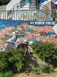 강구안뷰가 예쁜 알록달록 동화같은 통영 동피랑마을🎨