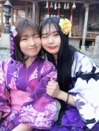 일본 대마도 여행 기모노 유카타 체험