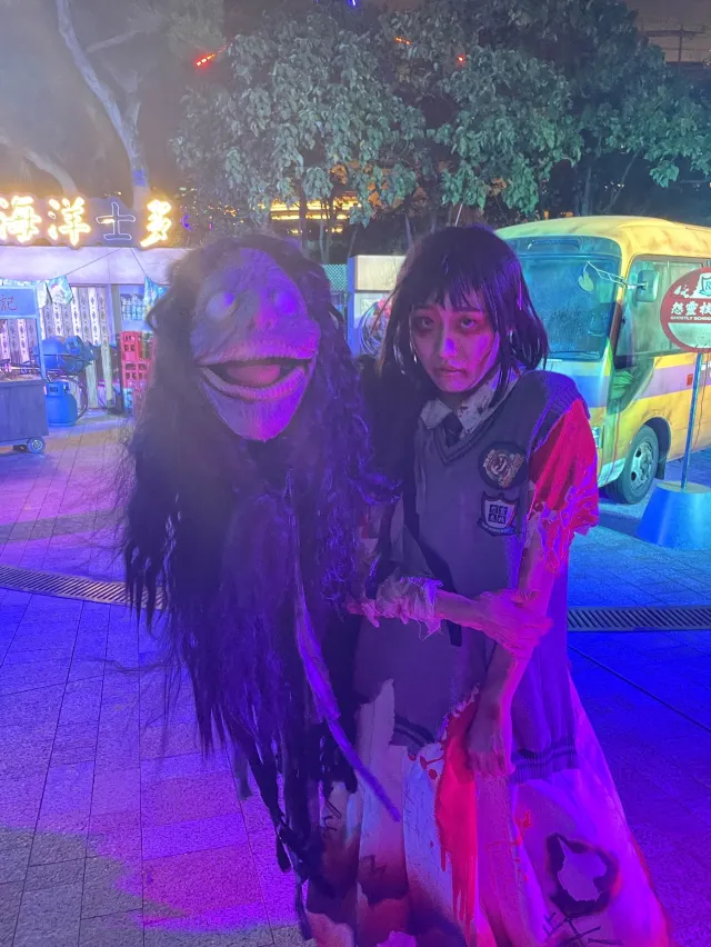 萬聖節血腥特效妝變裝示範