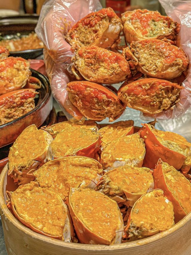 🦀秋天食黃油蟹-深圳褔海樓🦀