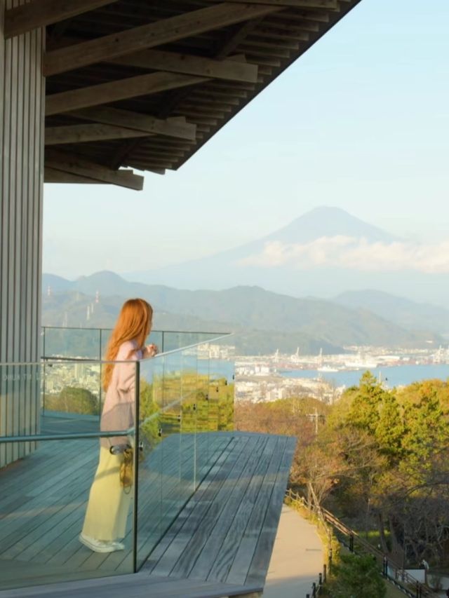 入場無料！隈研吾建築の富士山スポット「日本平夢テラス」