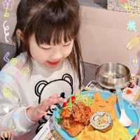 超可愛兒童餐👧🏻👦🏻炑八韓烤親子餐廳