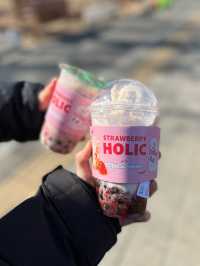 [공차 천호점] 공차 딸기 메뉴 후기🍓