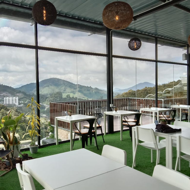 A sip of coffee on top of the hill!