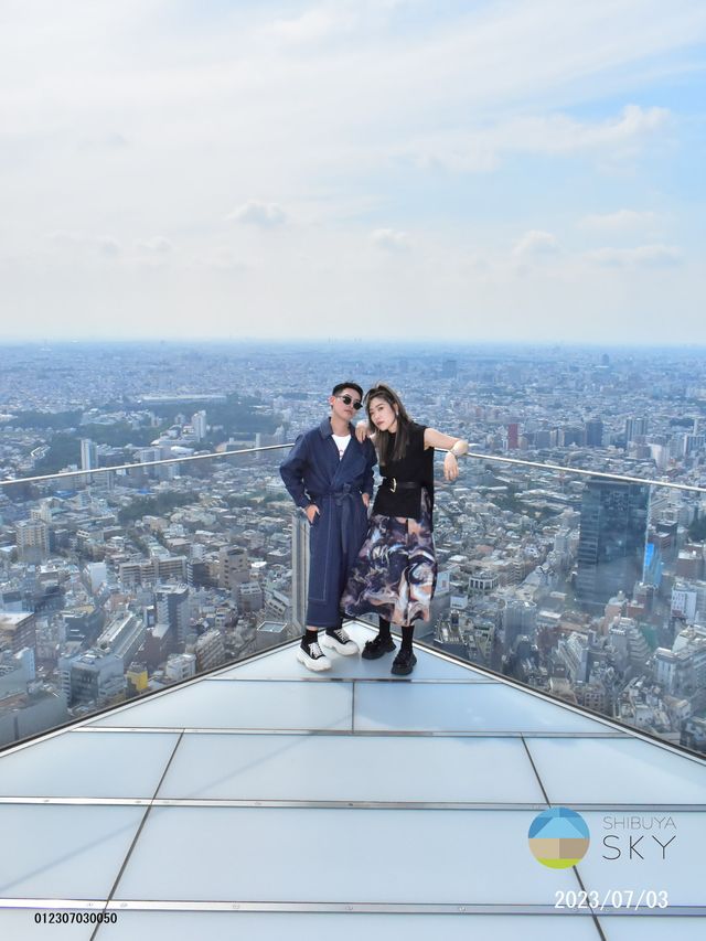 渋谷sky 可以看到全東京市區的景點之一