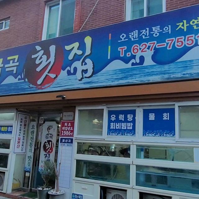 부산 자연산회 맛집 금곡횟집