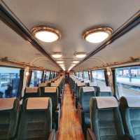 นั่งรถไฟสาย yufuin no mori เข้าป่าหิมะ ที่ญี่ปุ่น