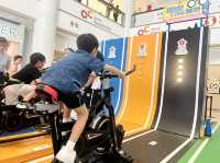 跟小朋友體驗運動的樂趣