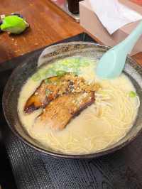 【福岡グルメ】あっさり系のまろやかなスープ🍜