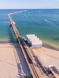 「澳洲必去打卡點」- 巴瑟爾頓碼頭堤：碧綠海水、最長木樁碼頭，重要海港