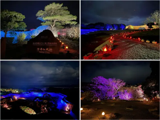 「今帰仁城桜祭り」：古城を夜間観光し、沖縄の魅力を感じましょう！