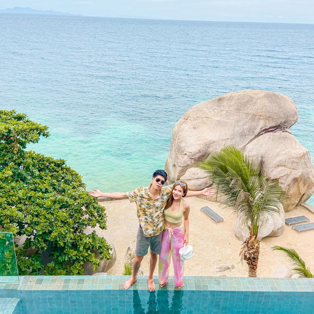 ที่พักวิวสวยติดทะเลเกาะเต่า 🌊✨