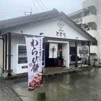 【八女グルメ】炭火焼きで焼いたお団子が外かりっと中とろ～りで最高に美味しかった