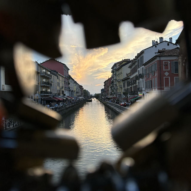 Lively atmosphere in Naviglio Grande