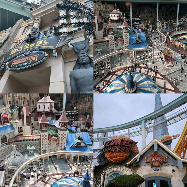 【首爾】LOTTE WORLD：超多設施，晚上有激光表演！🎢🎡🏰🎉