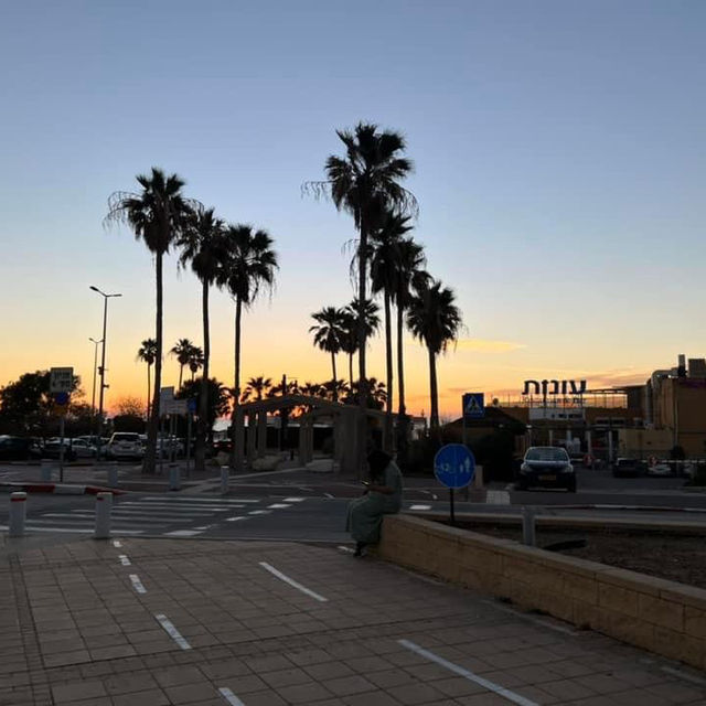 하이파에서 본 석양