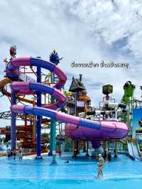 💦รีวิวสวนน้ำพัทยา Columbia Pictures Aquaverse