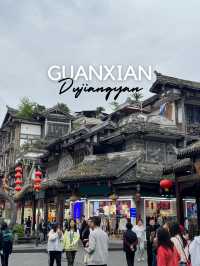 ตลาดโบราณ Guanxian ✨Dujiangyan 