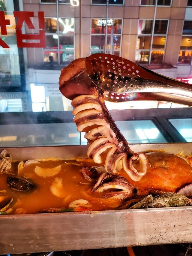 韓國大熱🔥特長50cm韓式海鲜鍋🥘🦀韓國網紅推介美食