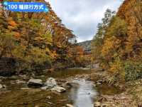 北海道賞楓-如詩如畫的定山溪二見吊橋