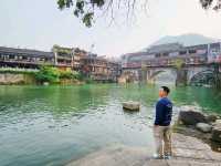 Morning Serenity in Fenghuang Ancient Town: Misty River Magic at Dawn