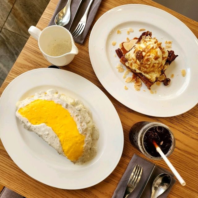 【バンコク】ふわふわホワイトオムレツのお店🥚