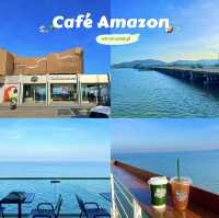 Café Amazon กลางทะเลชลบุรี