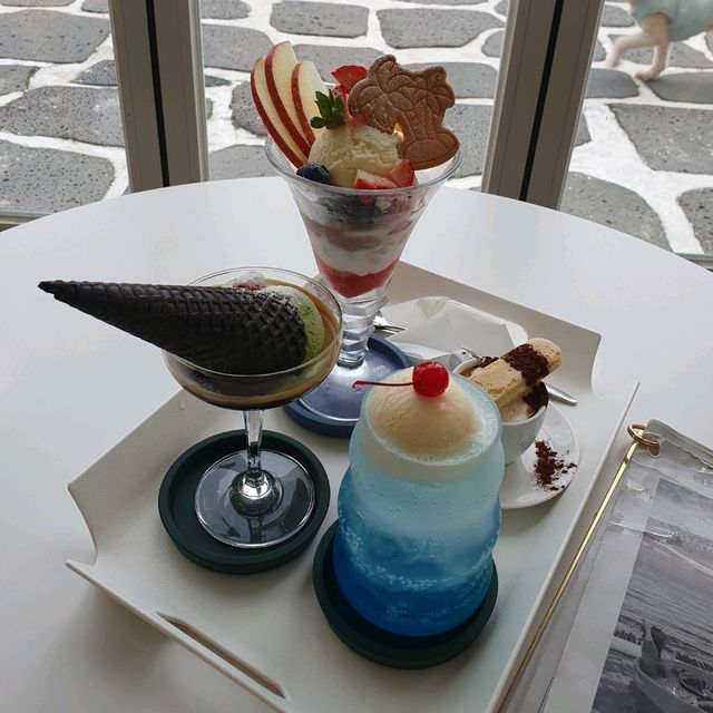 애월더선셋에서 만나는 감성적인 바다 뷰와 디저트☕️